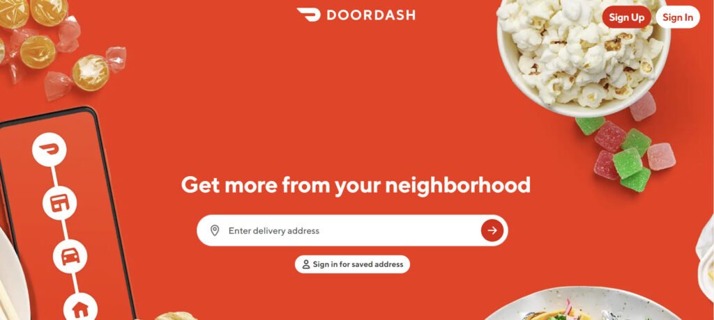 Doosh ist eine Essensliefer-App, mit der du Essen in deiner Nachbarschaft bestellen können.